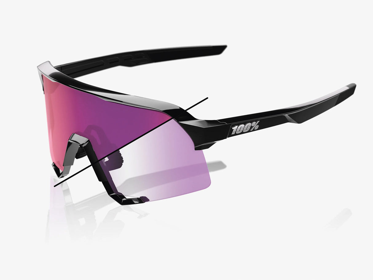 100% S3 - Kilian Bron LE - Photochromic Lens - gloss black