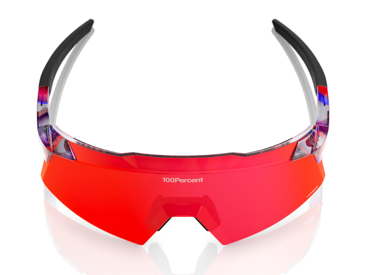 100% Aerocraft FDJ - HiPER Fire Red Mirror Lens - Gloss Translucent Red/Blue