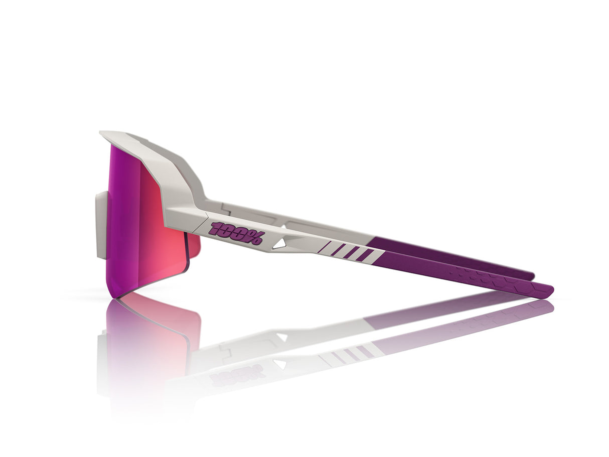 100% Slendale SL - Multilayer Mirror Lens - Matte Chalk