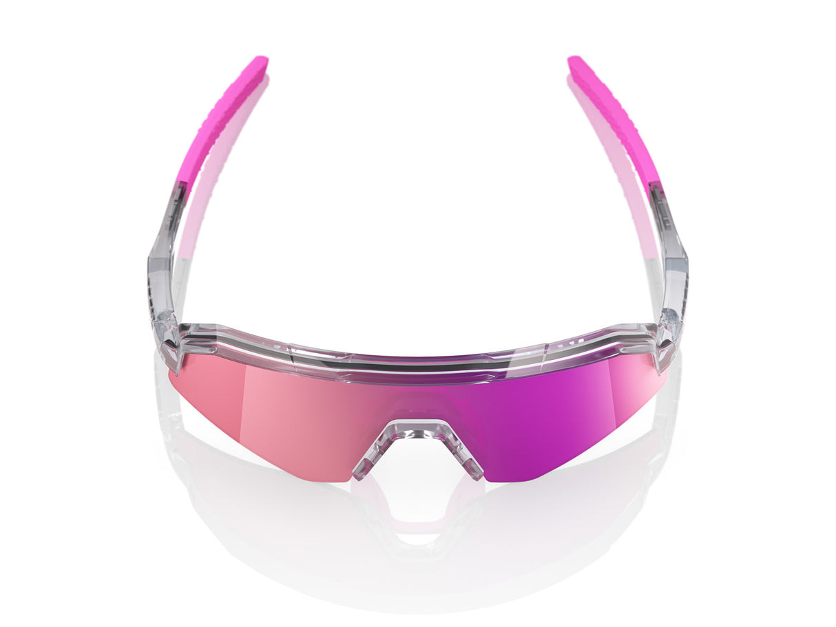 100% Slendale XS/Youth - Multilayer Mirror Lens - Polished Translucent Grey