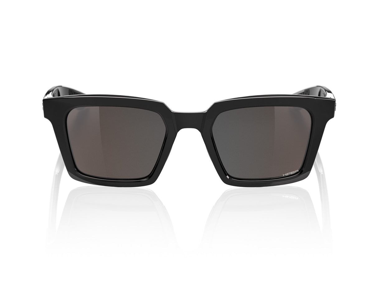 100% Erba - HiPER Crimson-Silver Lens - Polished Black