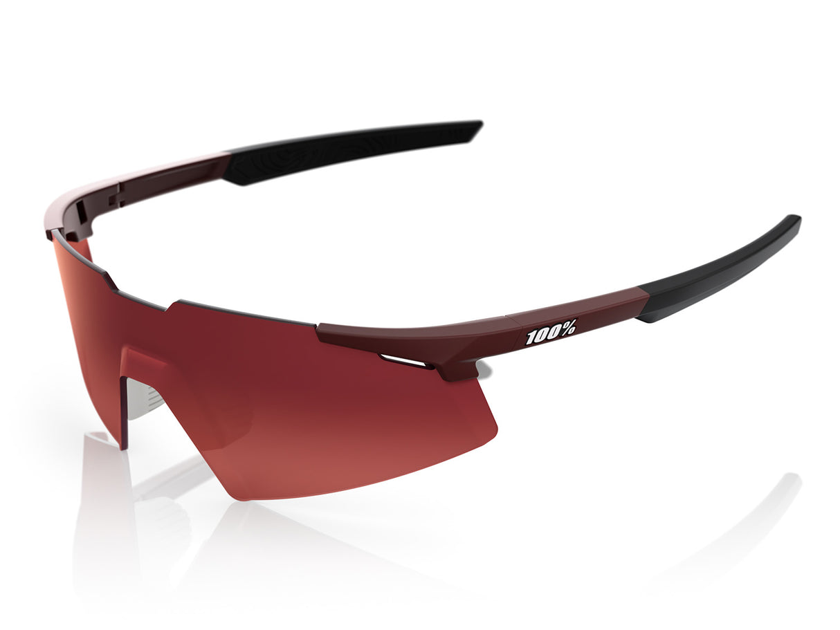 100% A2 - Brown/Red Gradient Lens - Run Soft Tact Chocolate