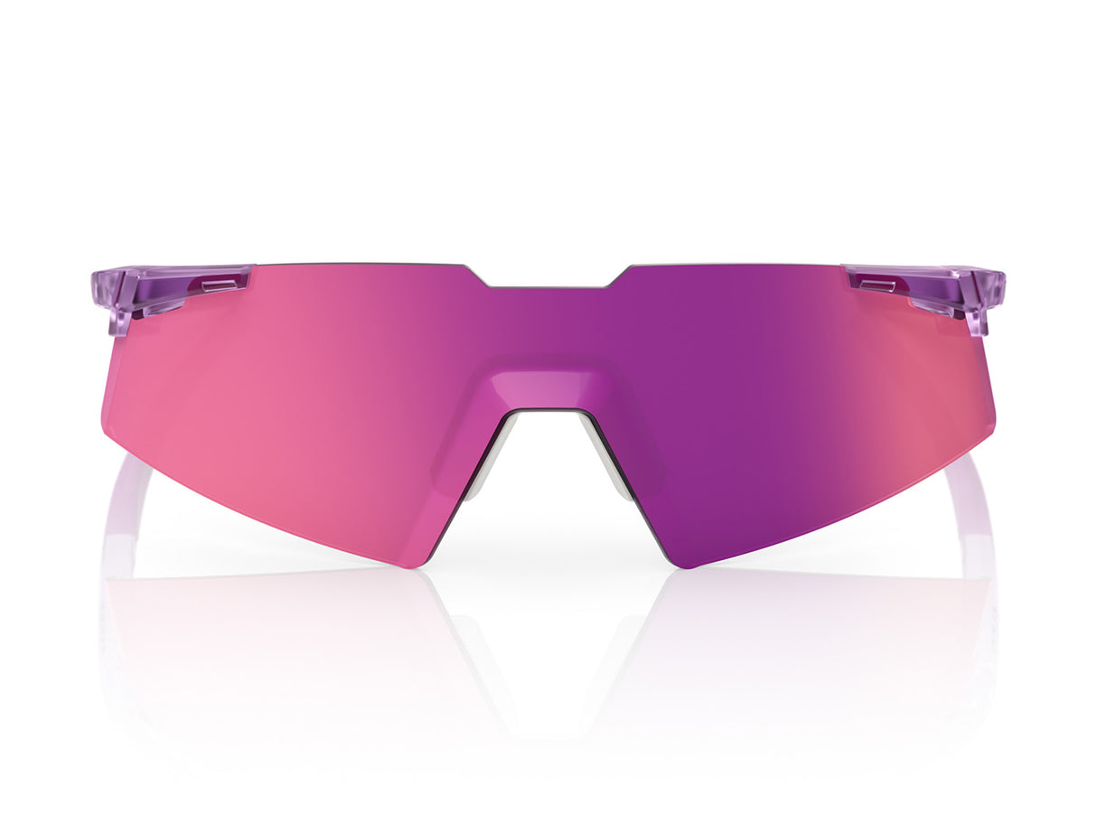 100% A2 - Purple Mirror Lens - Tokyo Run Translucent Mauve