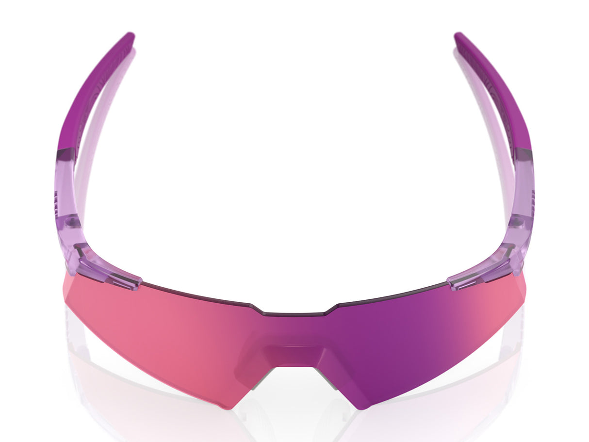 100% A2 - Purple Mirror Lens - Tokyo Run Translucent Mauve
