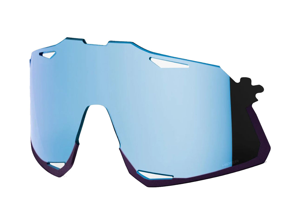 100% Hypercraft Polycarbonat - HiPER Mirror Replacement Lens - blue