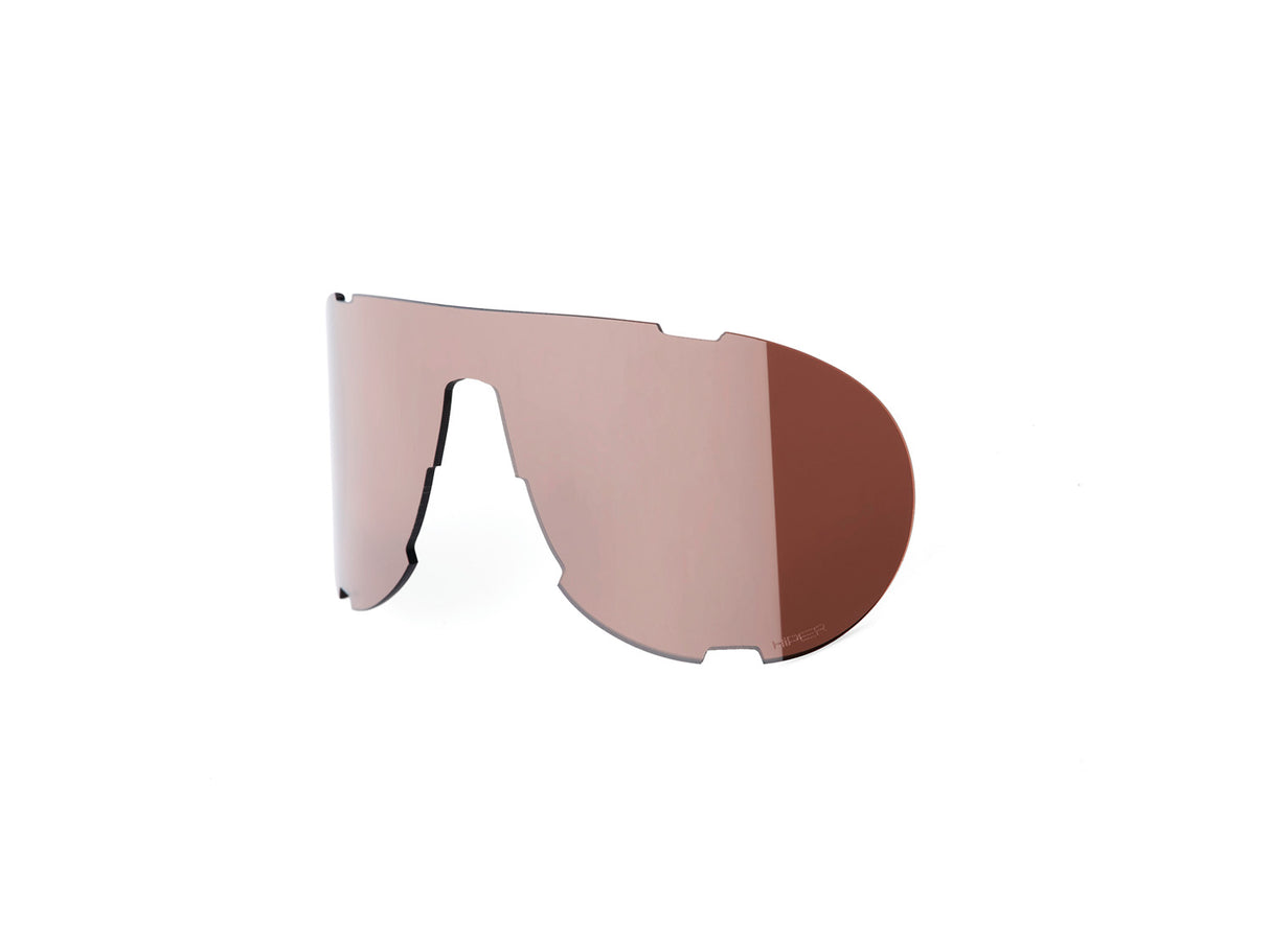 100% Westcraft - HiPER Mirror Replacement Lens - Shield - Crimson Silver