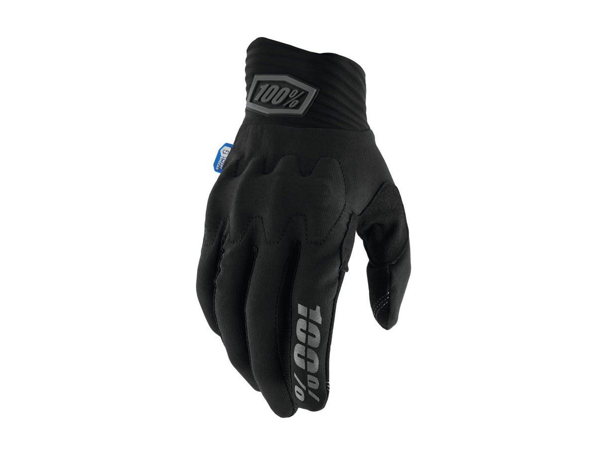 100% Cognito Smart Shock Gloves - black