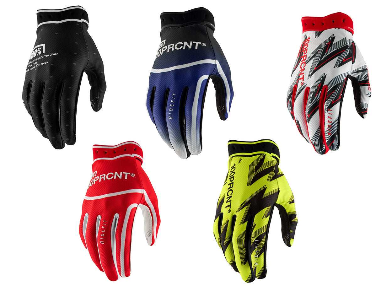 100% Ridefit Gloves - Team Ikuzawa