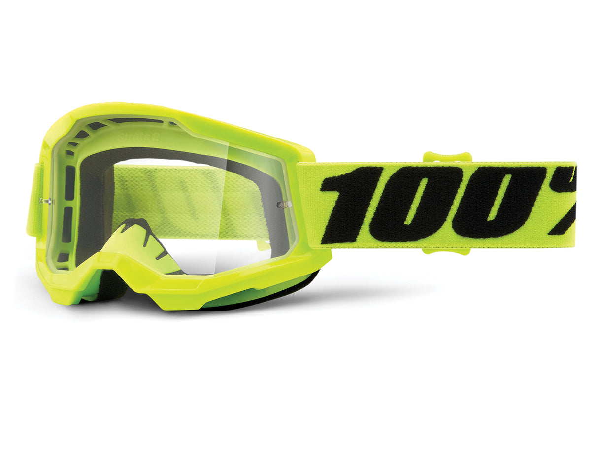 Brille Strata II Youth gelb - transparente Linse
