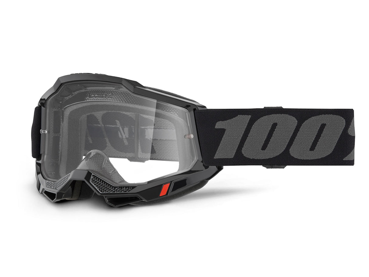 100% Accuri 2 Goggle - Clear Lens - Black - 2023