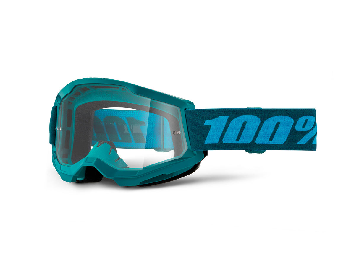 Strata 2 Goggle FA23 - Clear Lens - stone / blue mirror