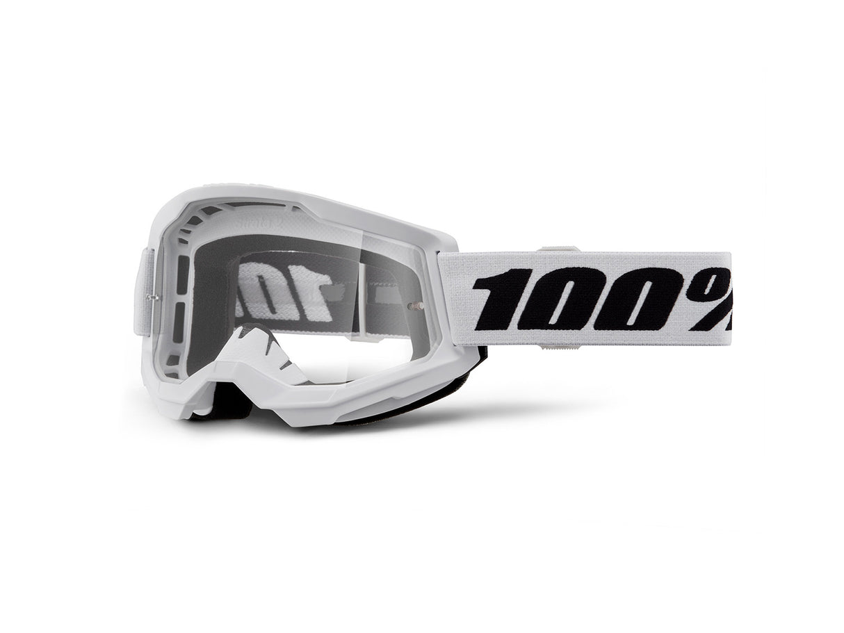 Strata 2 Goggle FA23 - Clear Lens - white