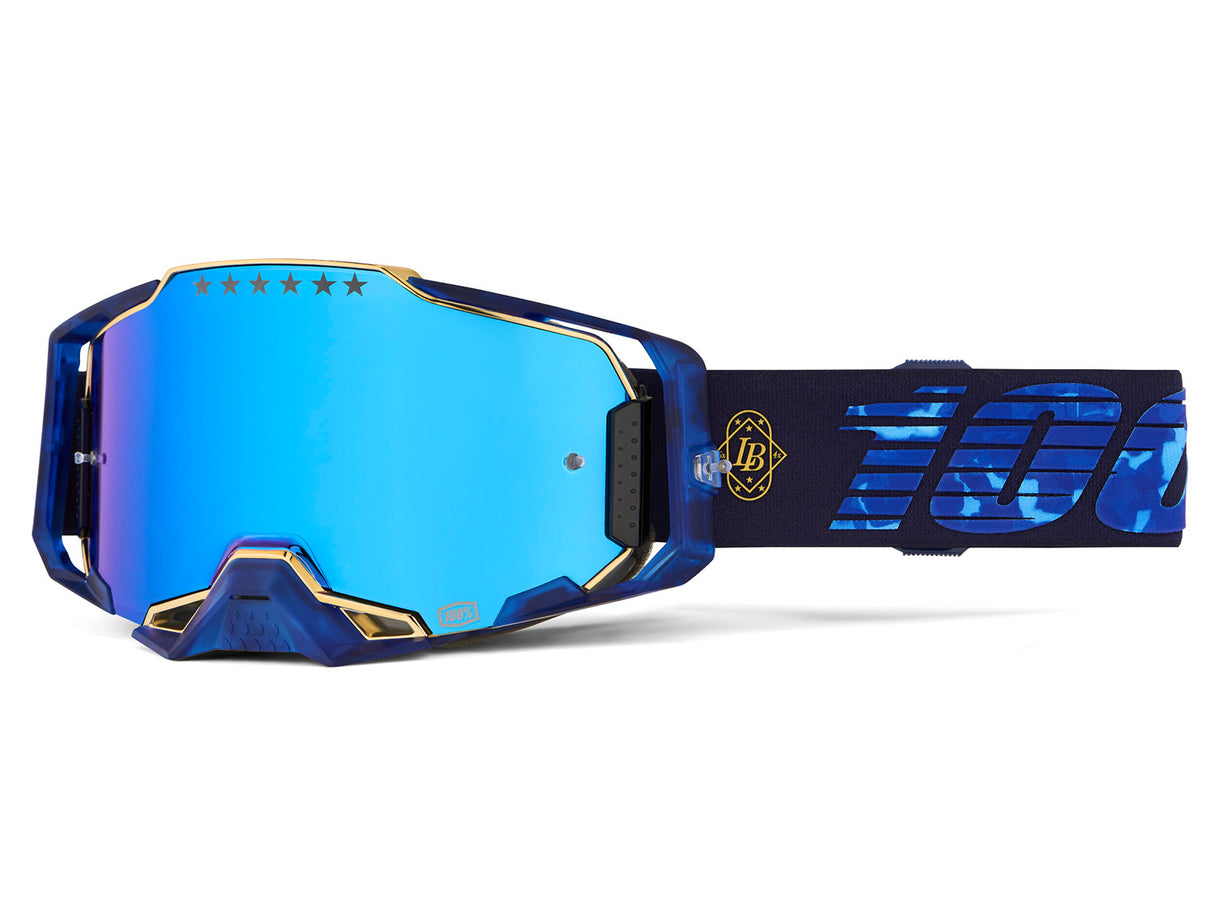 100% Armega LE Bruni Signature Goggle - Mirror Lens - Loic Bruni