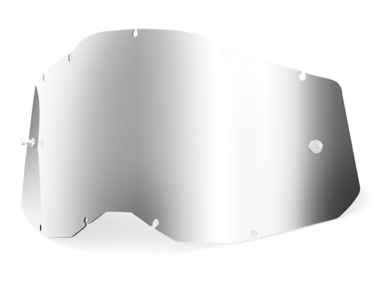 100% Youth Gen. 2 Mirror Replacement anti fog lens - silver