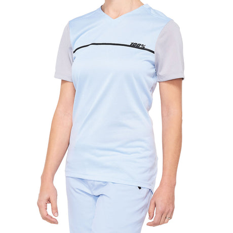 Ridecamp Frauen Jersey - Blau/Grau