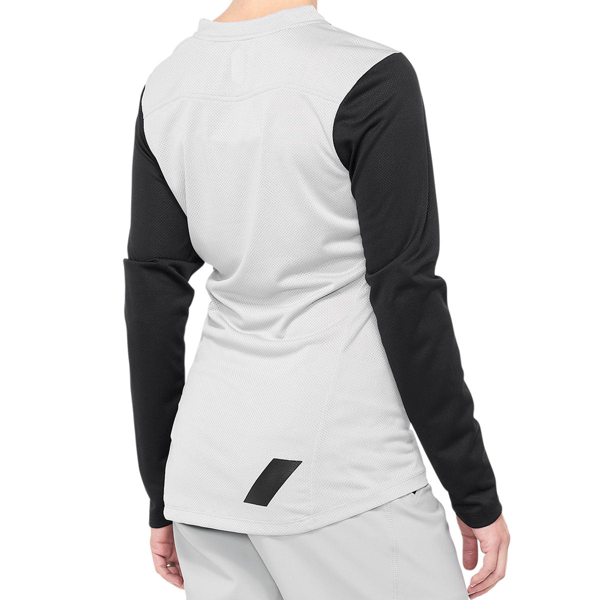 Ridecamp Frauen Langarm Jersey - Grau/Schwarz