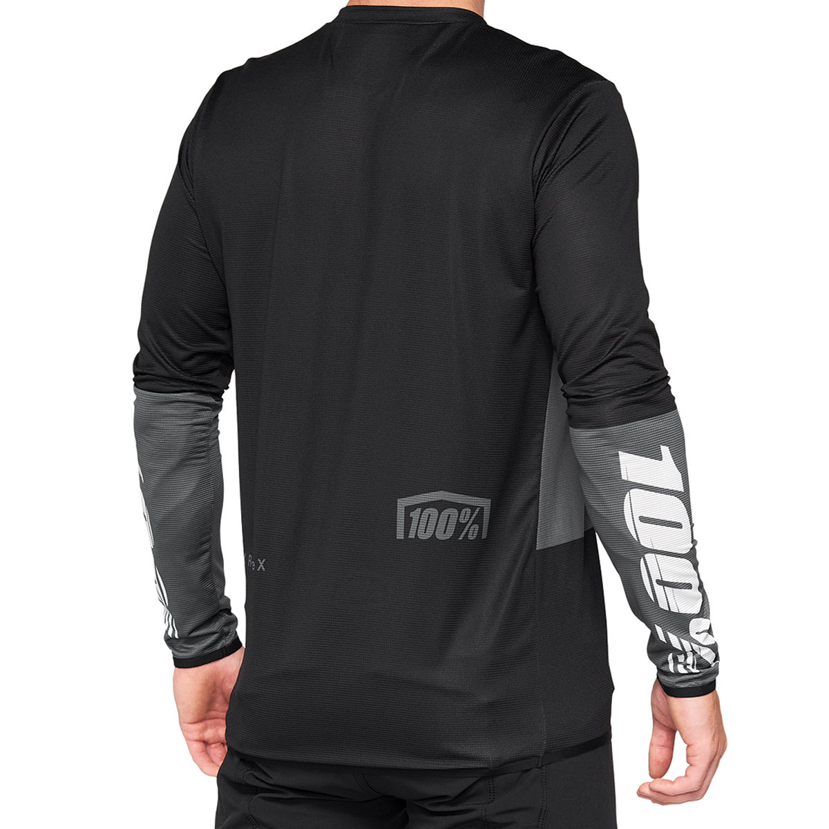 R-Core X Jersey - Langarm Trikot - Charcoal/Black - Schwarz/Grau/Weiß