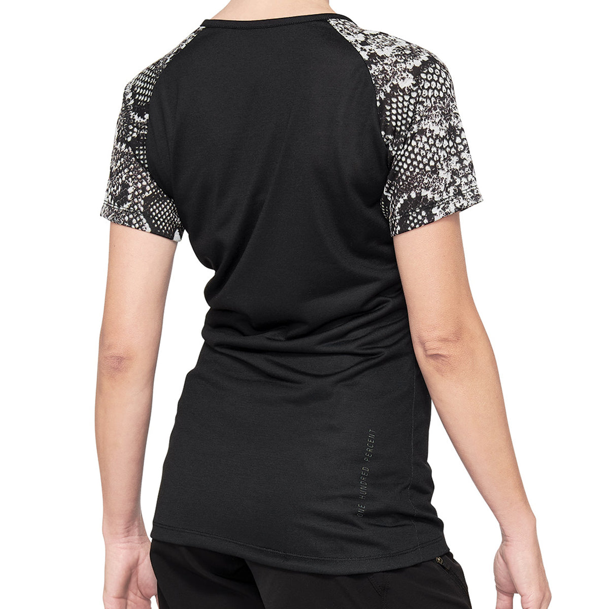 Airmatic Women - Damen Kurzarm Trikot - Black Phython - Schwarz/Weiß