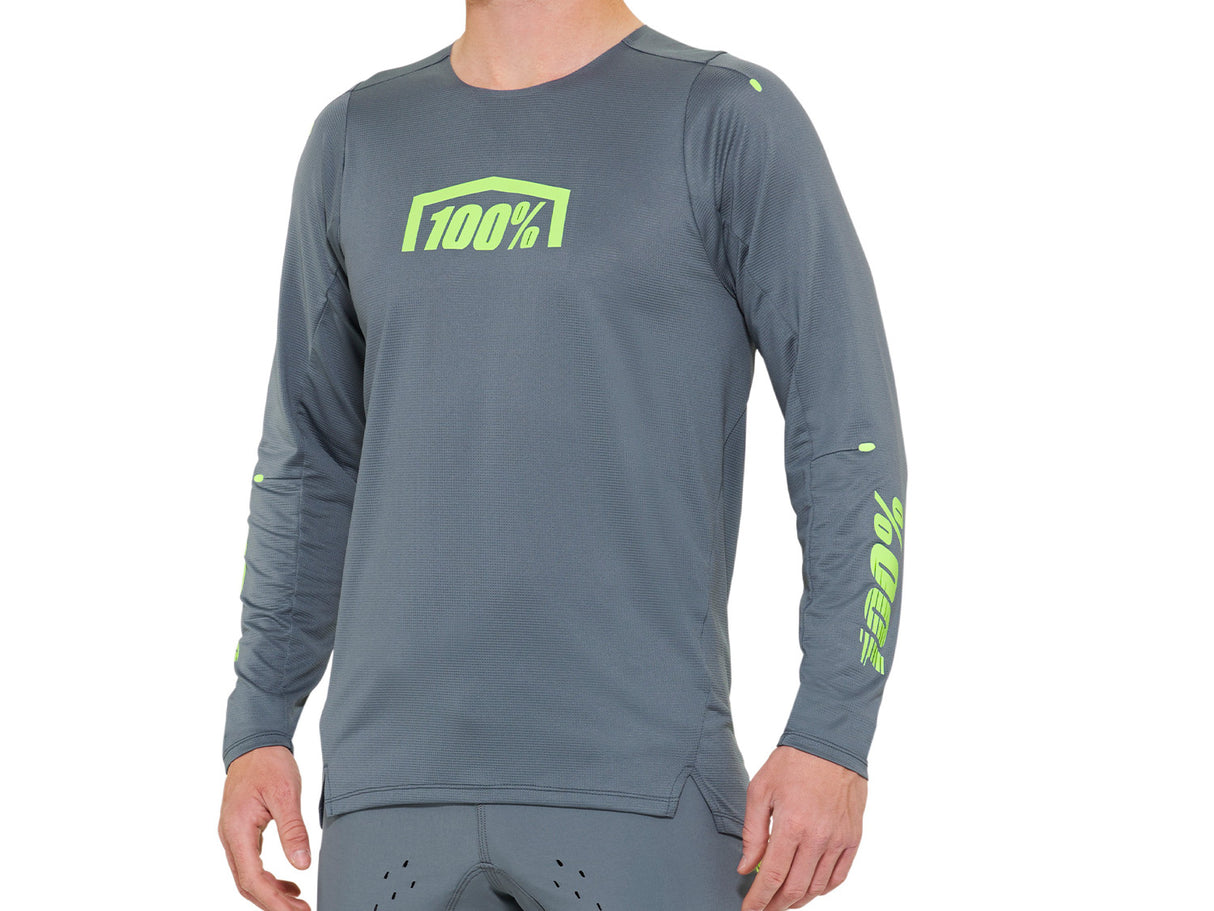 R-Core X Long Sleeve Jersey- grey