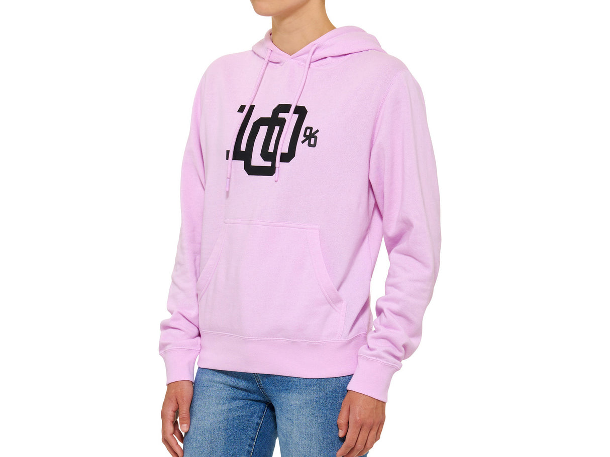 100% Varsity Women's Pullover Hoodie Fleece - Lilac