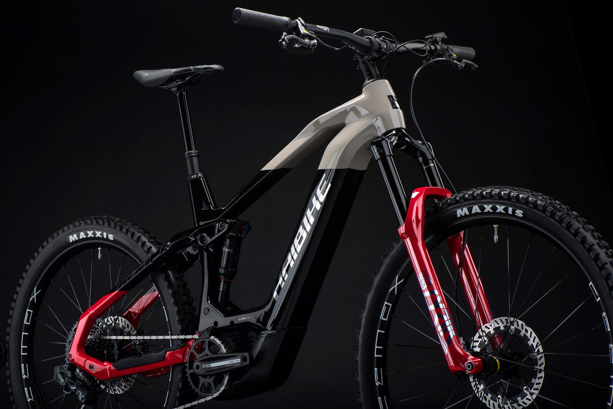 AllMtn CF SE MTB Fully - Gloss Black Grey Red Chrome