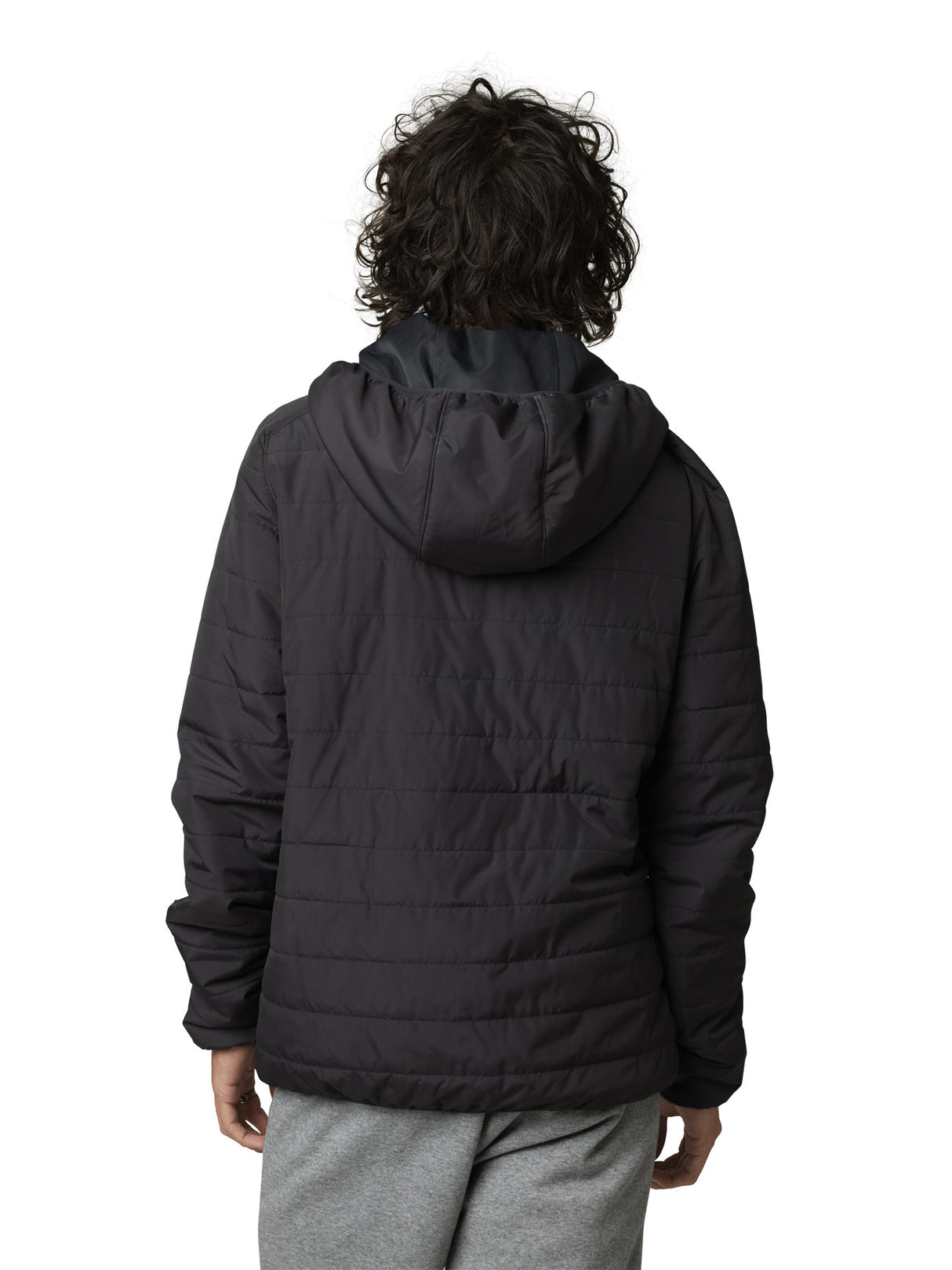 Howell Hooded Puffy Anorak - black