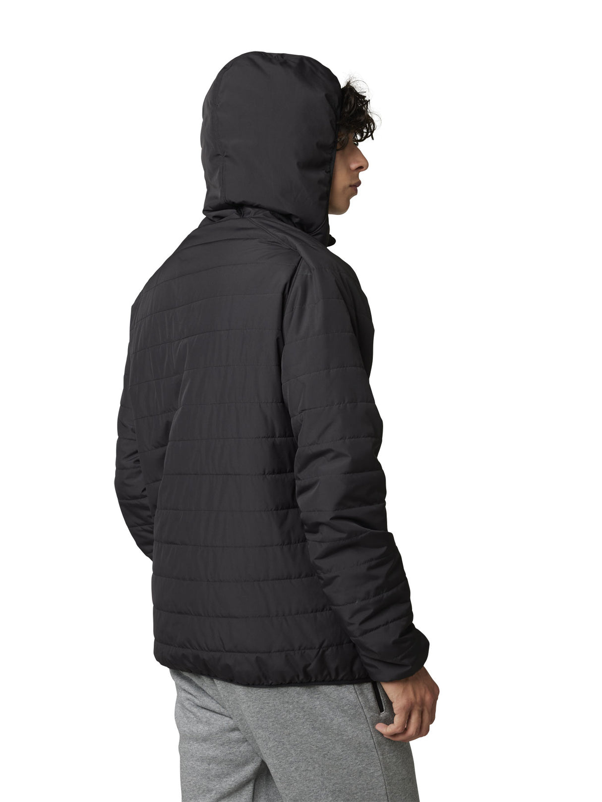 Howell Hooded Puffy Anorak - black