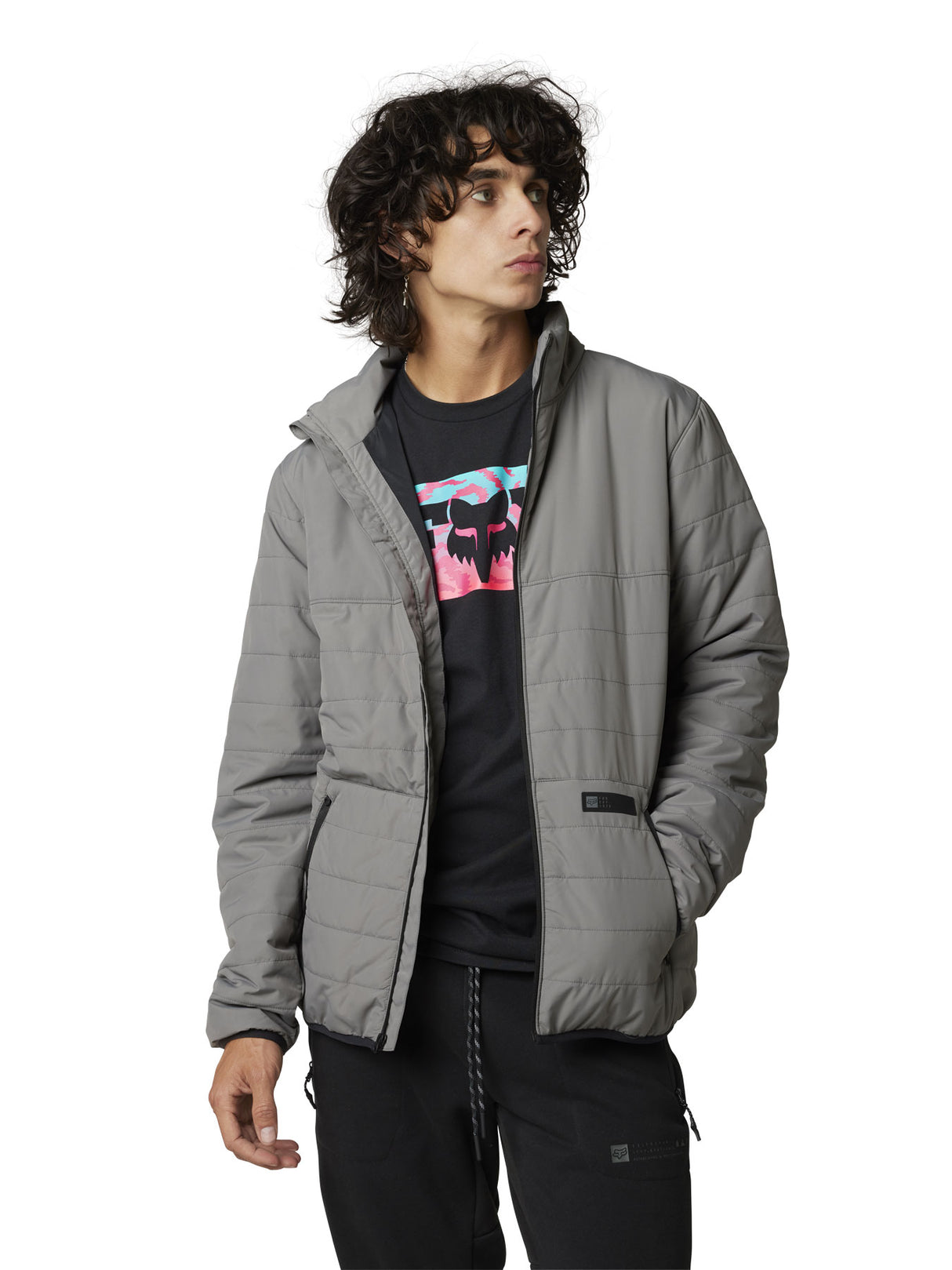Howell Puffy Jacket - dark grey