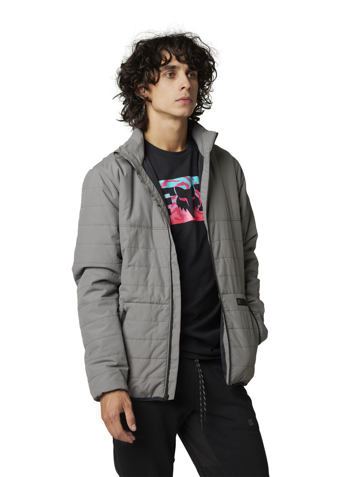 Howell Puffy Jacket - dark grey