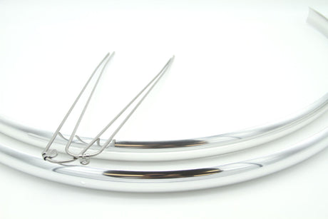 Aluminium-Schutzbleche für 700C Bereifung - Silber