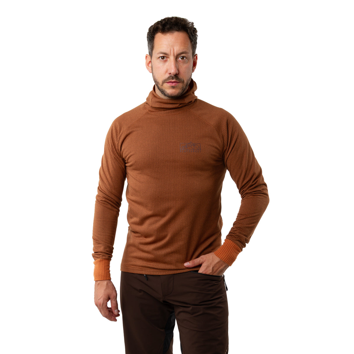 Maillot MR-LS - Marrón