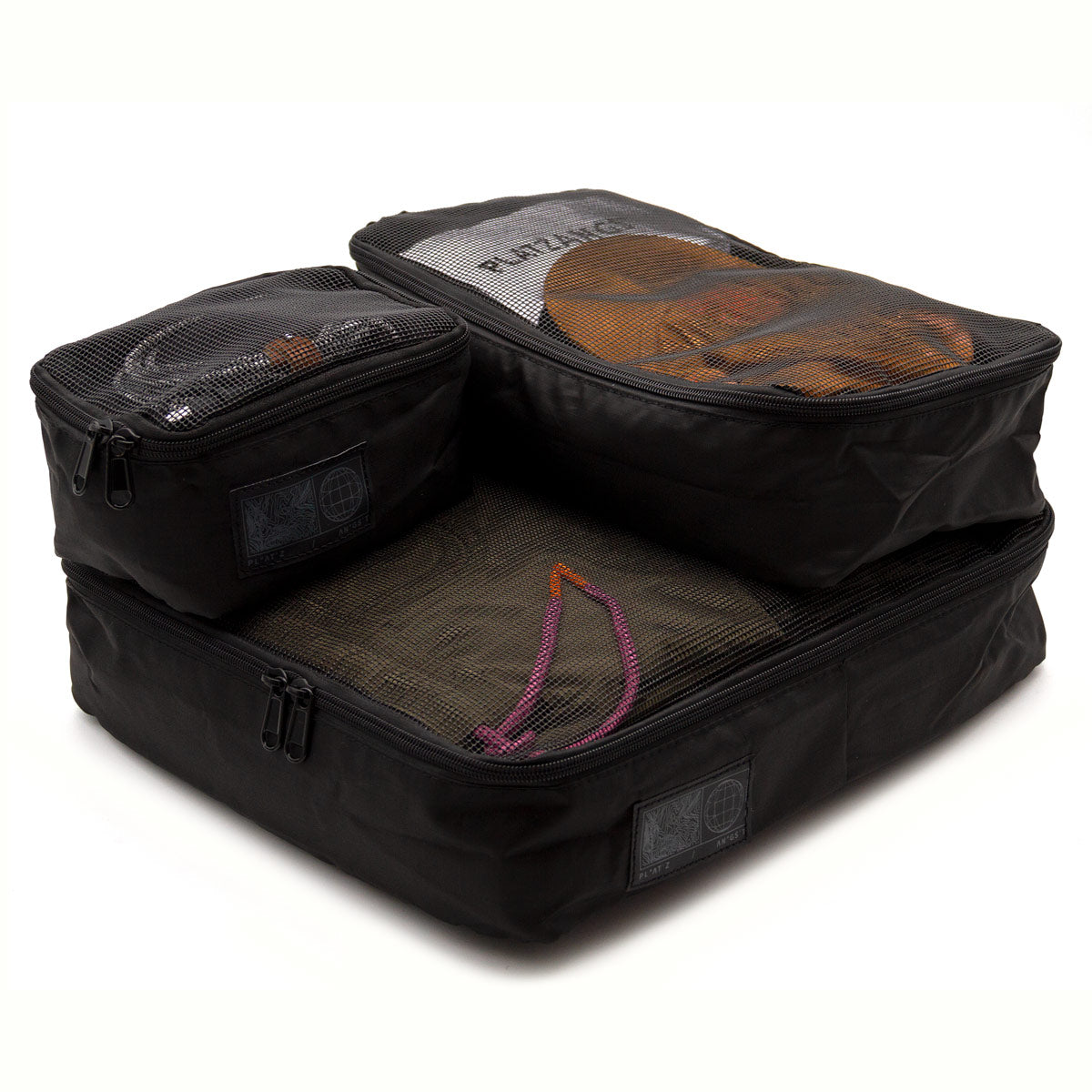 Reisetaschen Set - schwarz