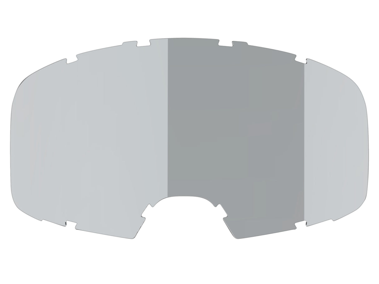 Injected Mirror Single Replacement Lens (Anti-Fog) - Mirror Silver Smoke