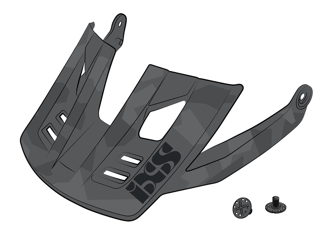 Visiera di ricambio per il casco Trigger FF - Black Camo