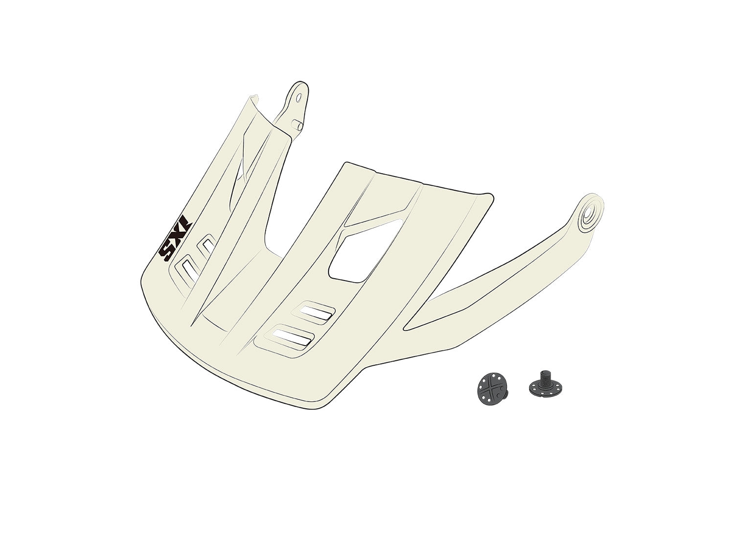 Visier + Pins Trigger X off white