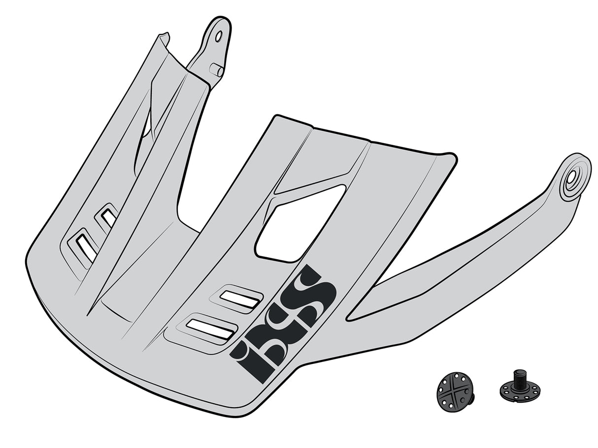 Visera de recambio + pasadores para Trigger FF - Blanco