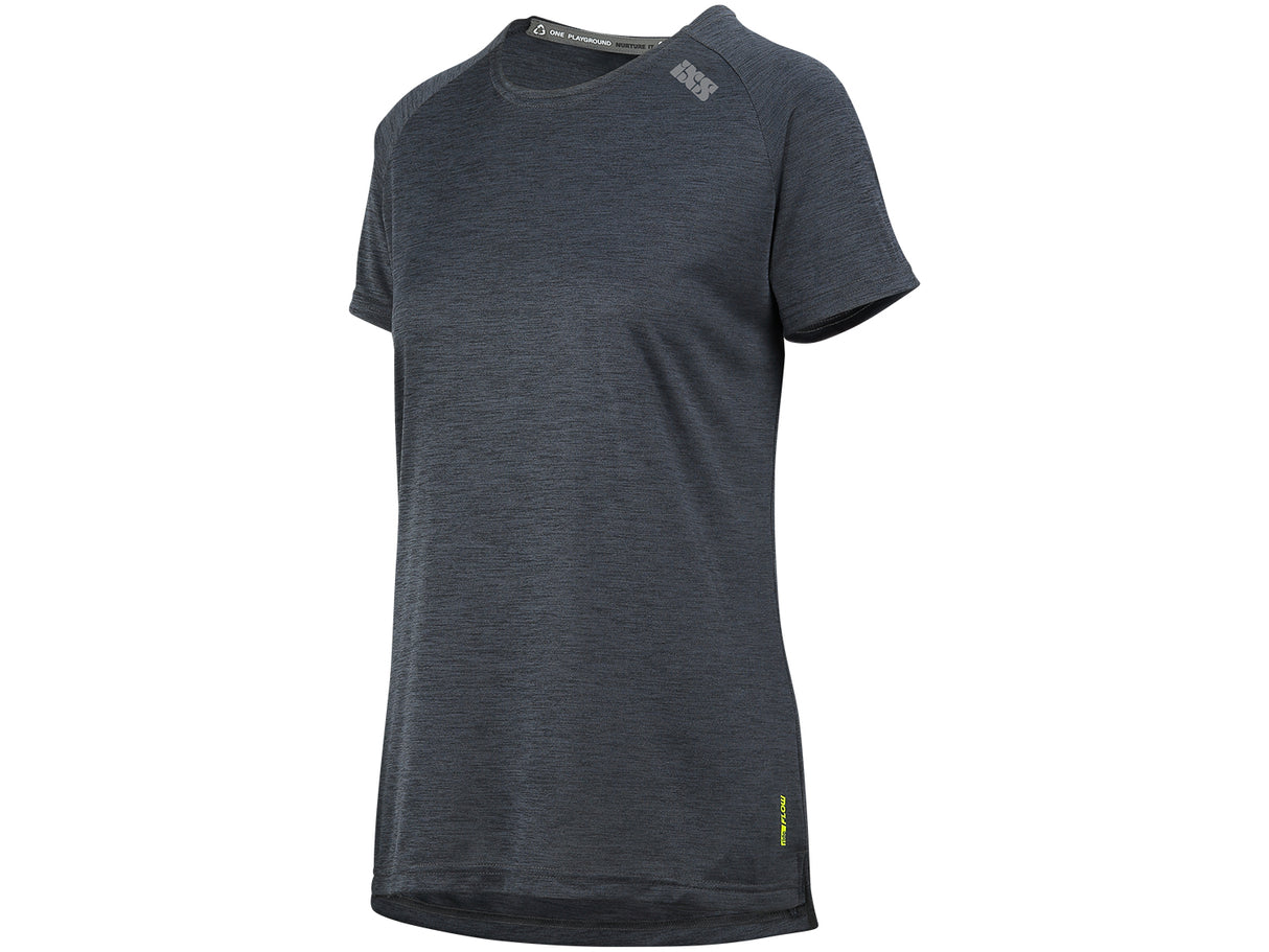 Flow X Damen Kurzarm Trikot - Schwarz