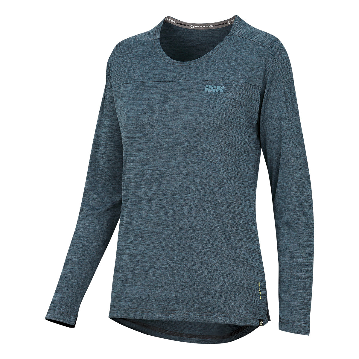 Flow X Damentrikot langärmlig - Blau