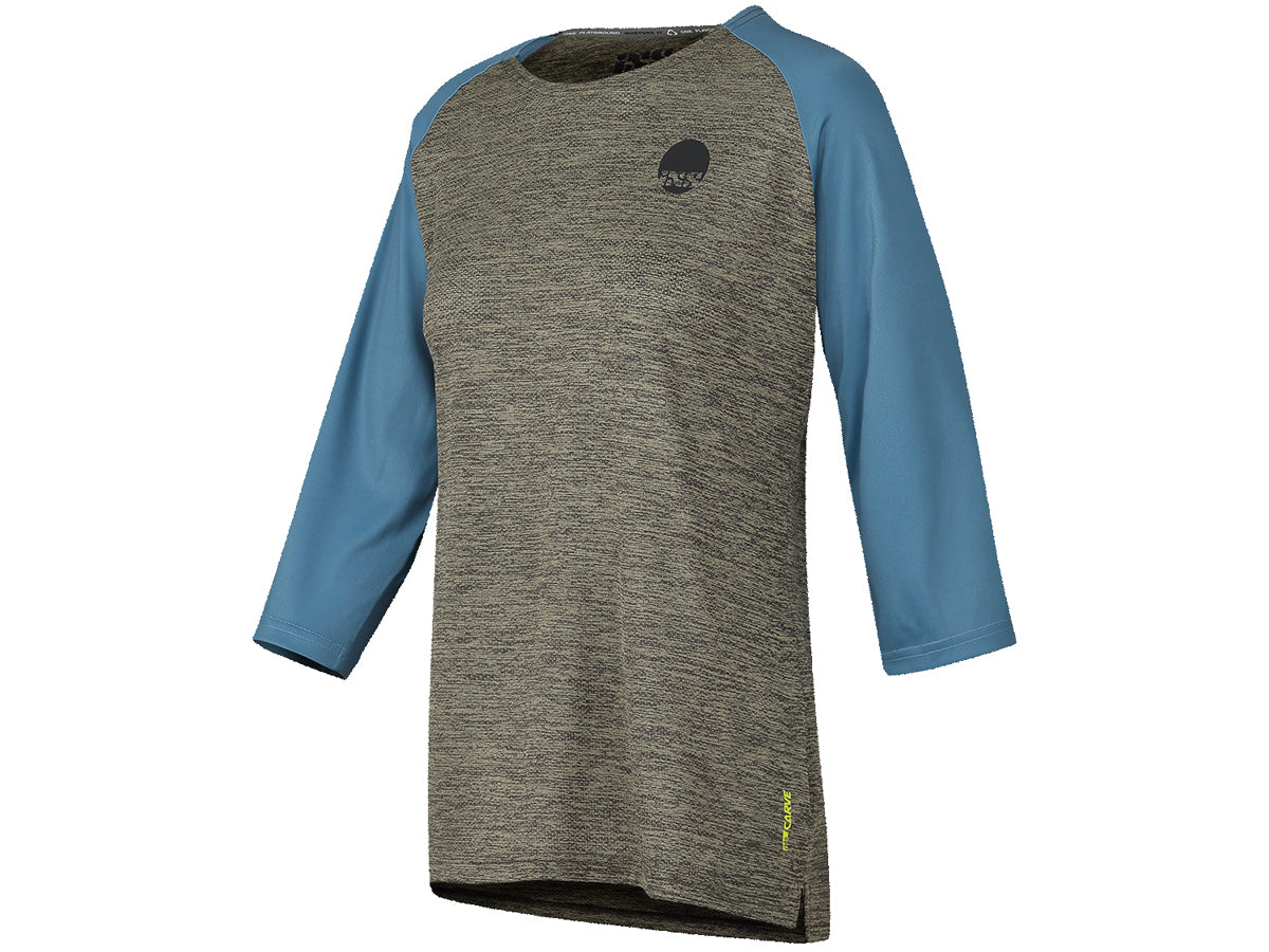 Carve X 3/4 Damen Trikot - Khaki/Blau