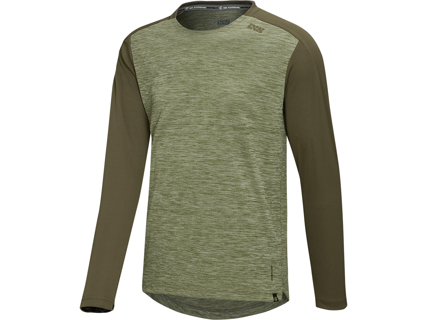 Flow X Kids Long Sleeve Jersey - Olive-Dark Olive