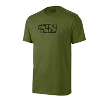 Maglietta di marca con logo iXS - Verde