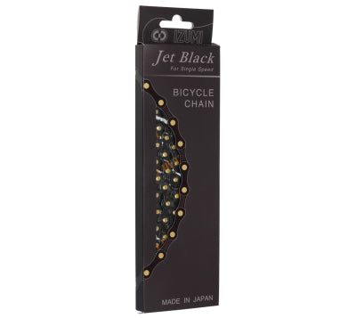 Jet Black Kette 1/2 x 1/8 Zoll - schwarz Izumi