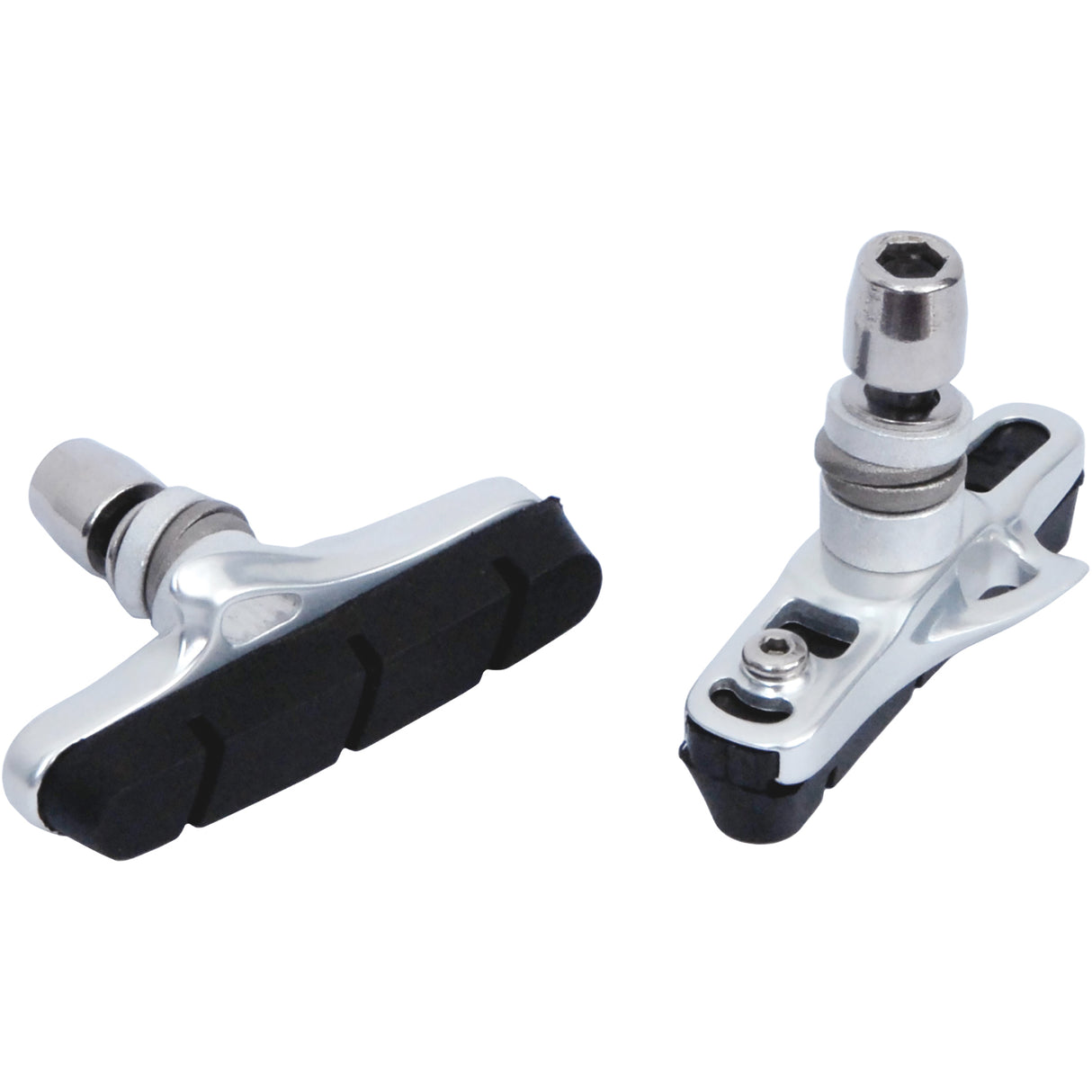 Bremsschuhe Cross Pro Cartridge für V-Brake - silber