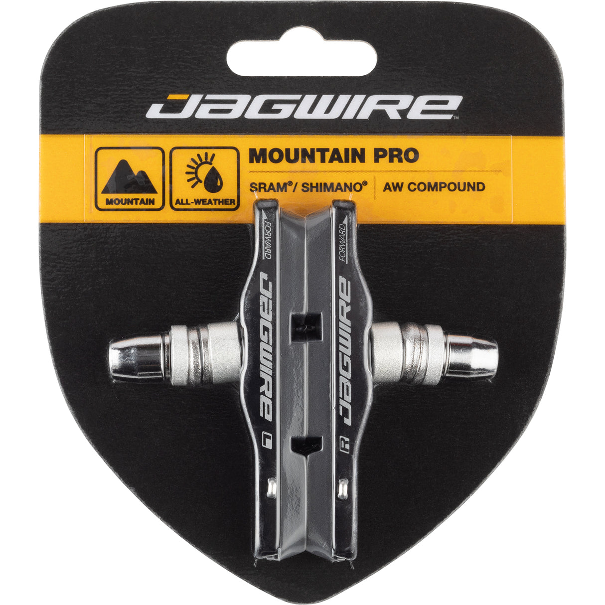 Bremsschuhe Mountain Pro Cartridge für V-Brake - schwarz