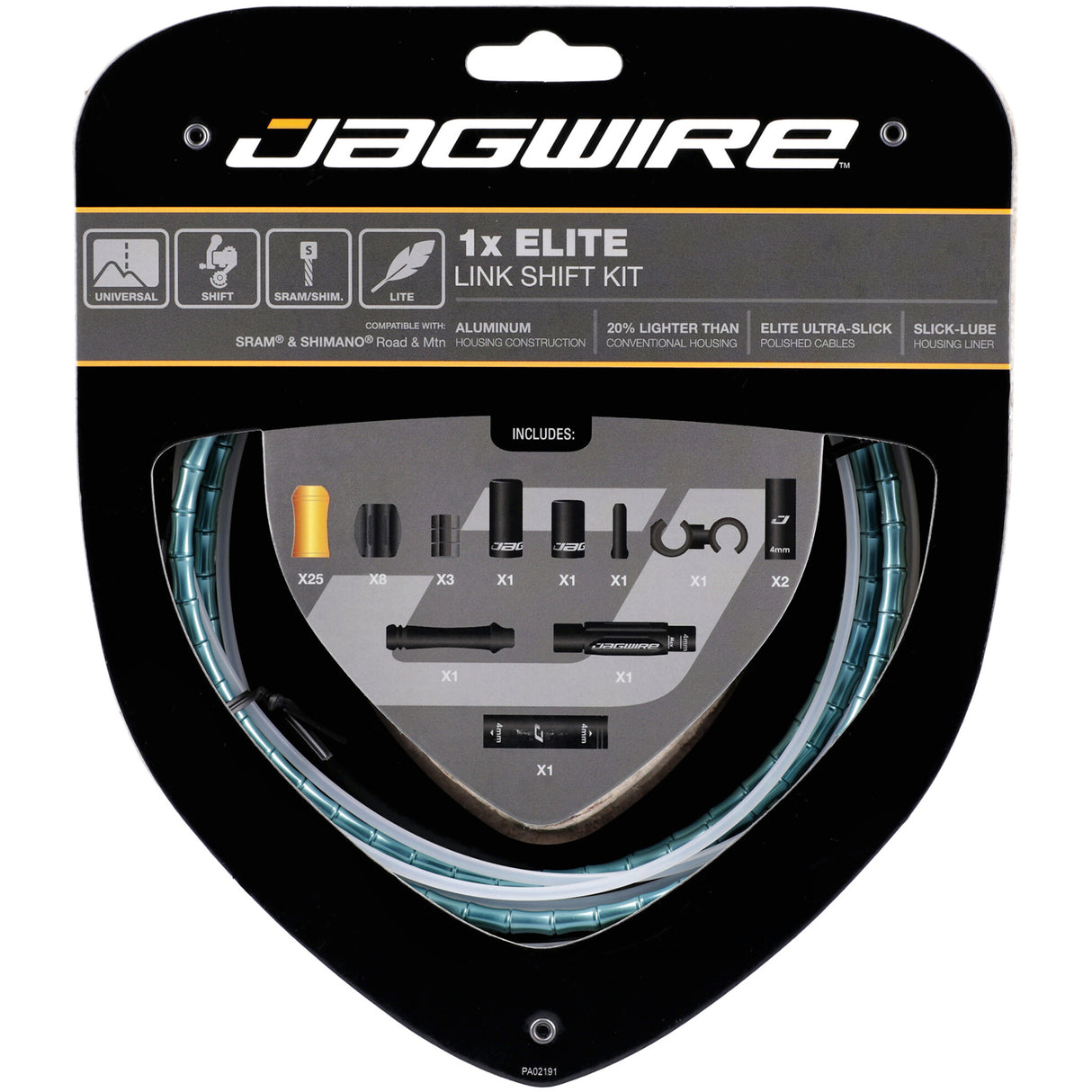 Schaltzugset Road & Mountain Elite Link 1x - Ltd. celeste