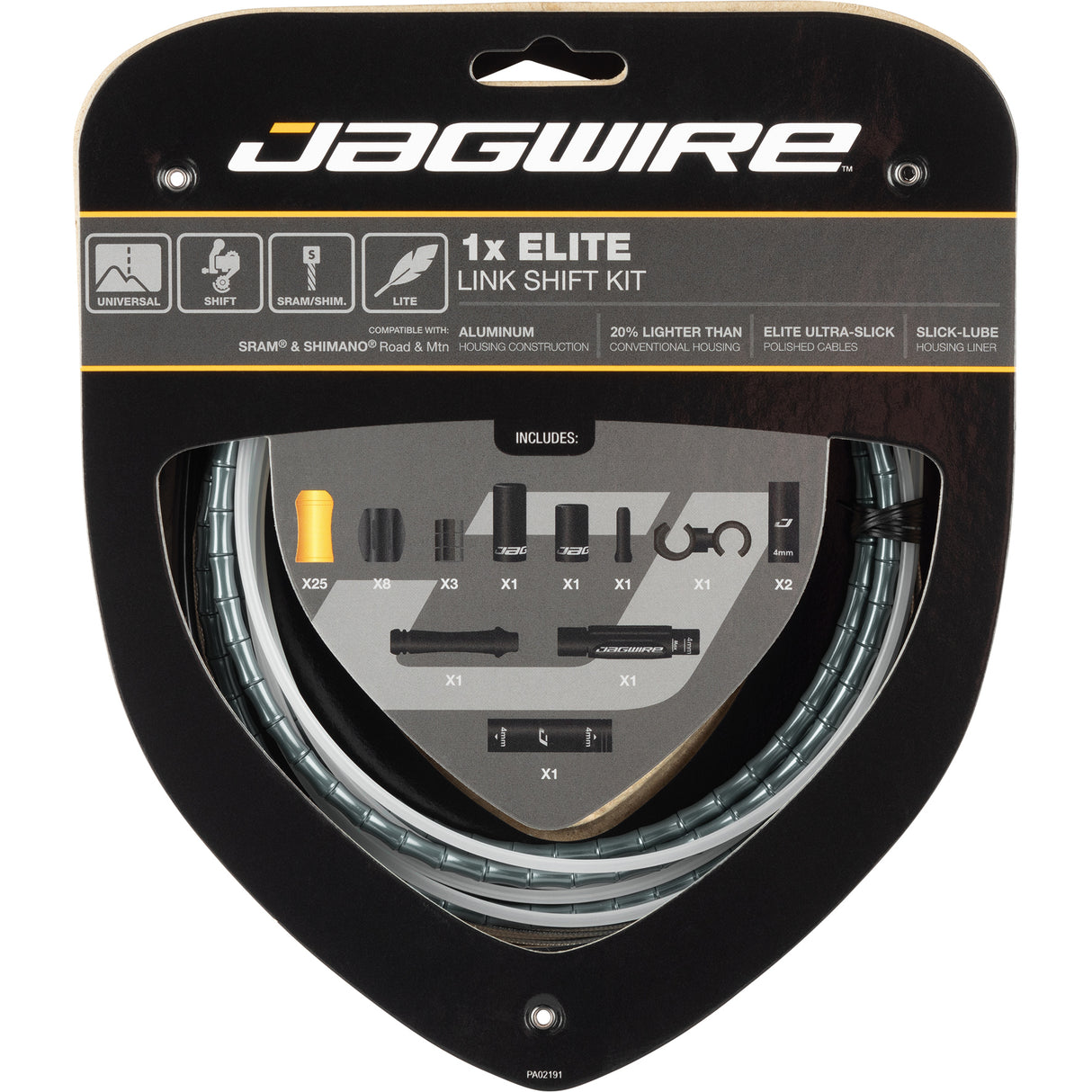 Schaltzugset Road & Mountain Elite Link 1x - grau