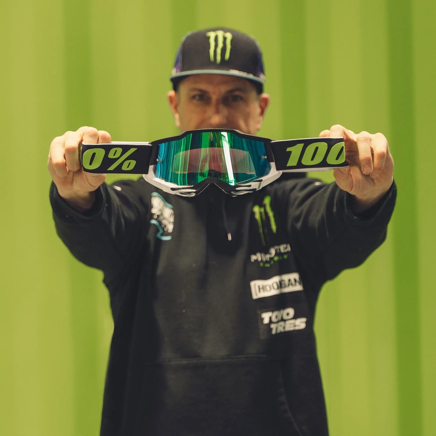 Accuri 2 UTV Mirror Lens - Ken Block LTD - Mirror Green