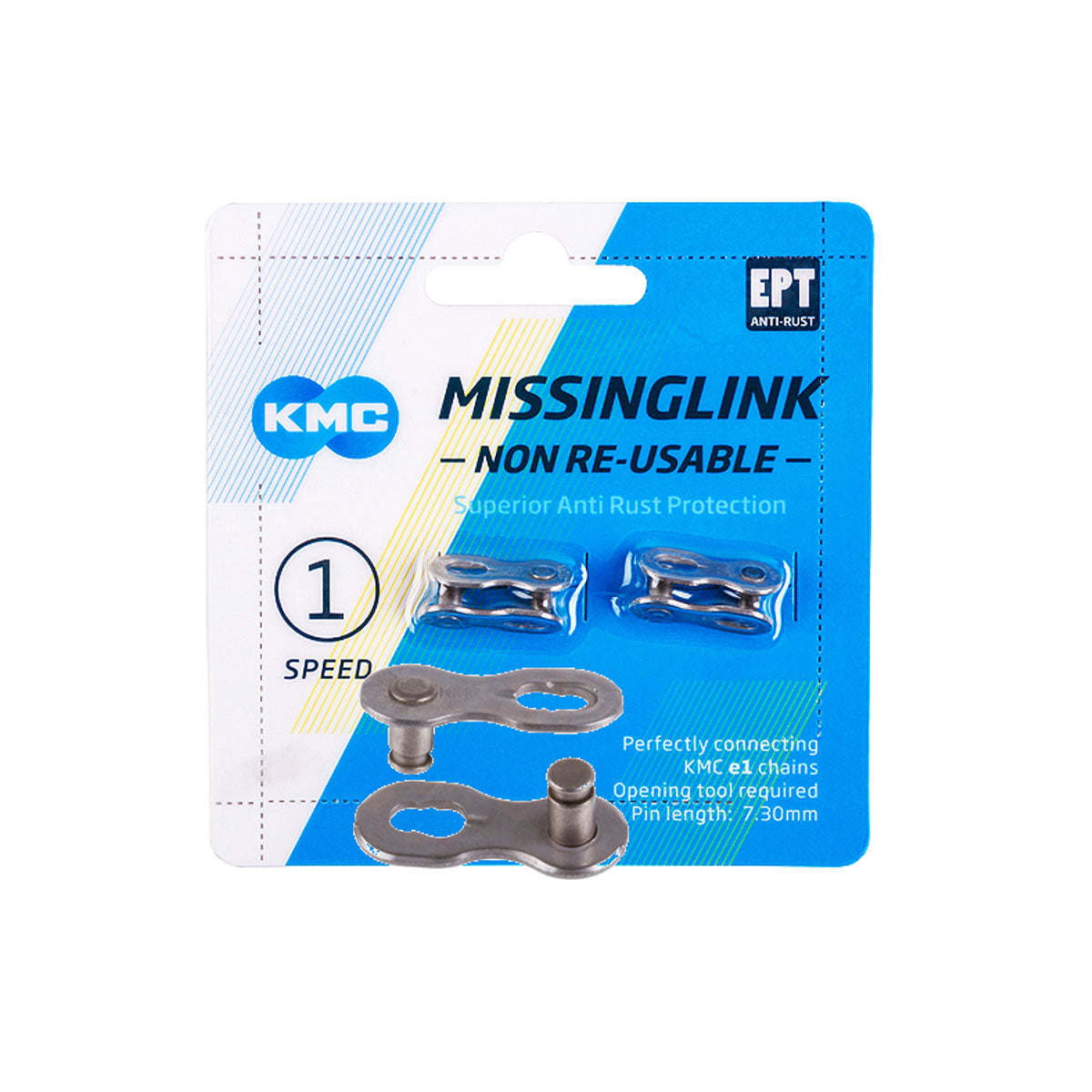 Kettenschloss e1NR EPT - Silber