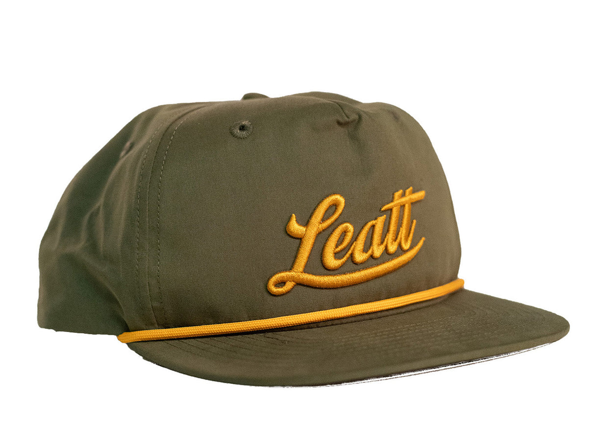 Cap Retro - Moss Green Leatt