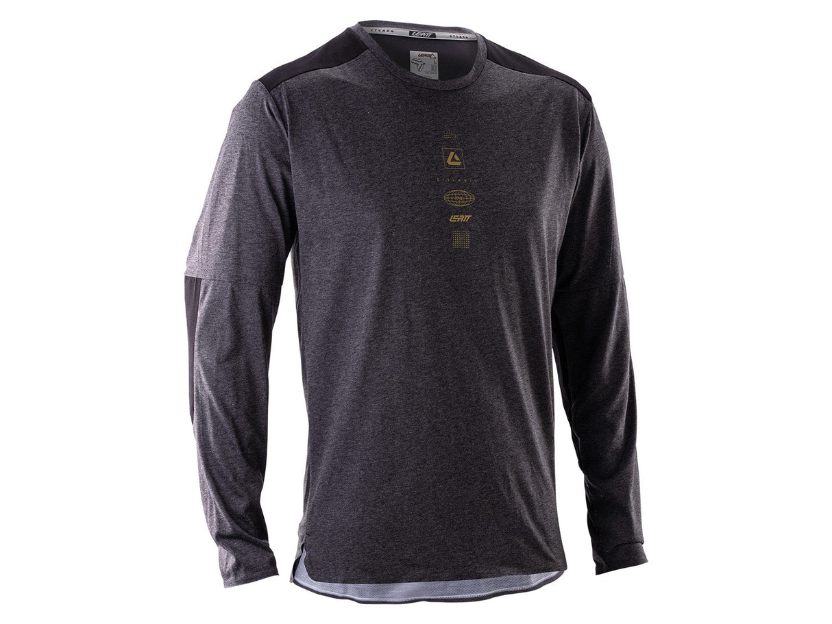 MTB Trail 4.0 Long Sleeve Jersey - Ghost Black Leatt